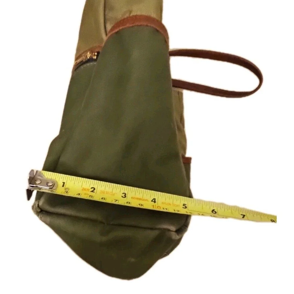 Sword & Plough Green Canvas And Leather Signature Tote Bag, Made In USA - Picture 8 of 11